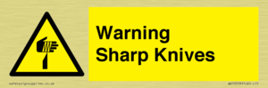 Warning Sharp Knives
